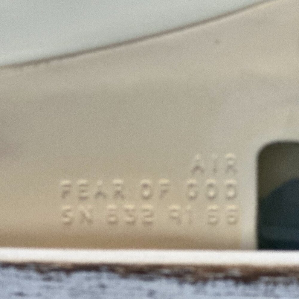 Nike Air Fear of God 1 “Light Bone” - Picture 2 of 6